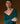 Camisola de caxemira com decote em V - Duck Green