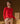 Cashmere round-neck jumper - Orange Corail