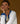Cardigan de cashmere bicolor