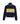 Two-tone short turtleneck sweater - Navy Blue