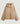 Casaco oversized com capuz - Bege