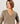Camisola de lã Merino com decote em V - Bege