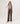 Pantalon large en maille - Marron Havane