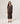 Cardigan aberto oversized - Havana Brown