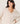 Camisola oversized em caxemira com decote em V - Branco Ecru