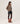 Camisola oversized em caxemira com decote em V - Havana Brown