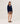 Openwork cashmere cardigan - Navy Blue