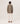 Cashmere V-neck oversized pullover - Beige