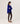 Oversized V-neck cashmere sweater - Ultramarine Blue