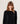 Round-neck cashmere sweater - Black
