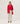 Cashmere Tunisian collar sweater - Red