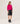 Round-neck cashmere sweater - Rose Geranium