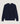 Camisola de caxemira com gola redonda e 2 camadas - Azul Midnight