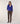 Merino wool heart wrap - Ultramarine Blue