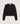 Cardigan curto em lã merina - Preto