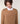 Camisola gola redonda em lã merina - Camel Brown