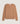 Camisola gola redonda em lã merina - Camel Brown