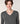Camisola de lã Merino com decote em V - Cinza Escuro