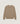 Camisola gola redonda em lã merina - Camel Brown