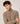 Pulôver gola alta em lã Merino - Bege escuro