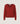 Camisola tricot fina com decote em V - Brique