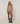 Camisola gola funil Heather - Castanho