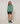 Camisola oversized com capuz mesclado - Verde