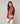 Cardigan tricolor em lã merina - Orange Corail