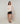 Camisola oversized em lã com decote em V - Cadeira Bege