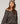 Camisola oversized em lã com decote em V - Mouse Grey