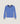 Tricolor round neck sweater in merino wool - Horizon Blue