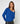 Camisola decote V em lã Merino - Azul Azure