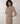 Long knit dress - Mocha Brown