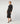 Vestido comprido de malha - Preto