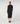 Vestido comprido de malha - Preto