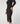 Vestido comprido de malha - Preto