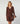 Polo knit sweater - Marron