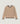 Camisola de malha com decote redondo - Bege