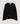 Fringed cape - Noir