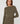 Vestido comprido drapeado - Caqui